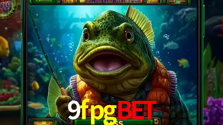 Personagem de peixe pescador do popular jogo de slot com tema de pescaria, uma das emocionantes opções de caça-níqueis para jogar e ganhar no cassino 9fpgbet.